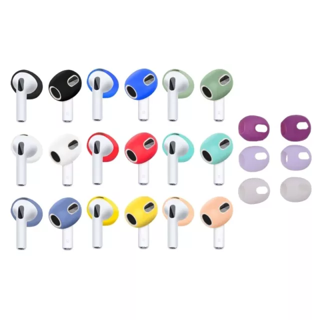 Candy Color Ear Tips For Pods 3 Eartips In Ear Earbuds Ear Pads Earphone
