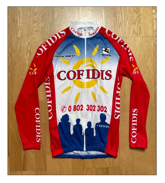 Maillot Vélo Vintage Cofidis Banesto Indurain - Longue Taille M - Occasion