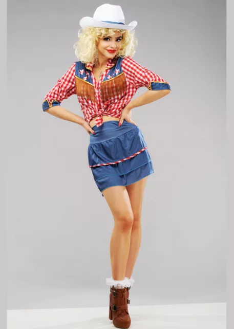 Womens Dolly Parton Wild West Cowgirl Costume