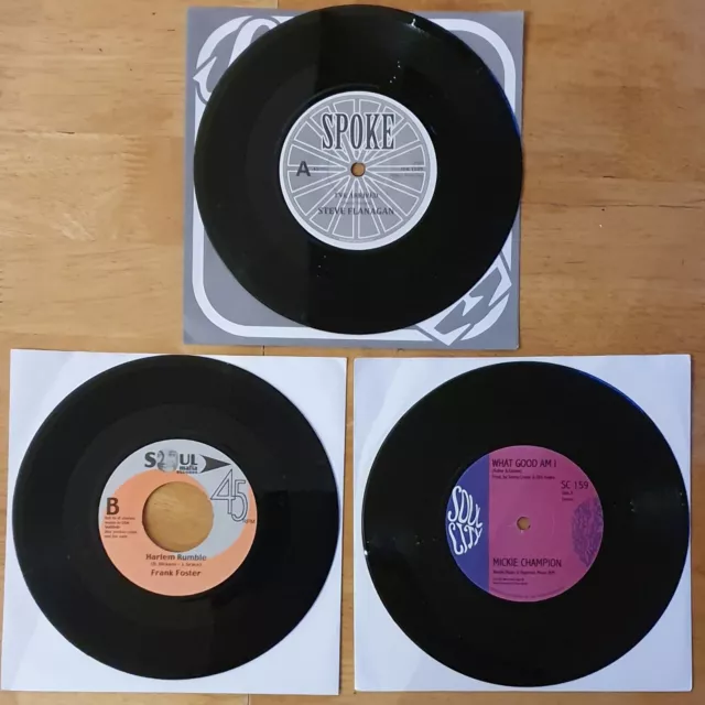 Northern Soul 7" Singles. Mickey Champion/Frank Foster/Steve Flanagan. Reissues