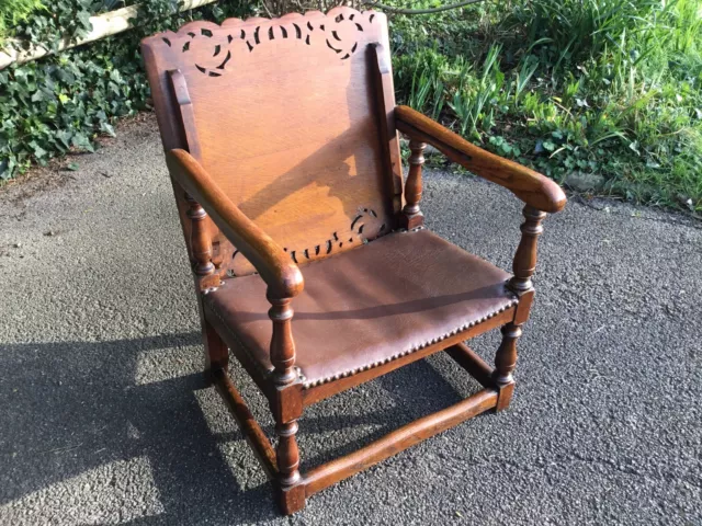 Antique Metamorphic Monks Chair/table