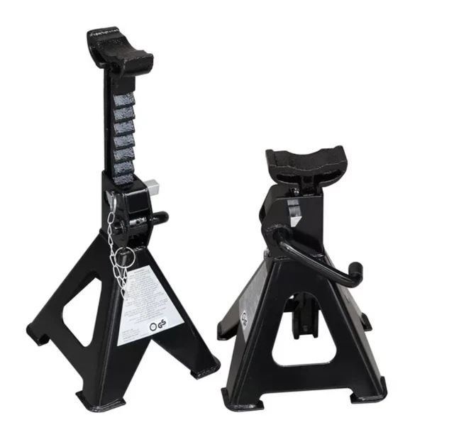 HALFORDS ADVANCED 2 Tonne Ratchet Axle Stands 1 Pair UK £41.95