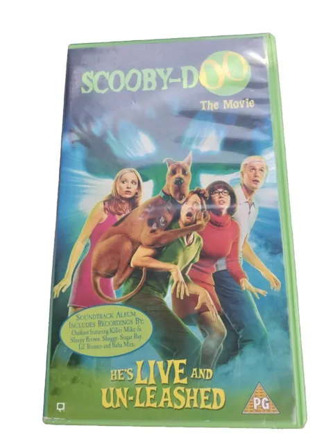 Scooby-Doo VHS Video Tape Warner Bros Family Movie 2002 Untested Pre-Loved A020