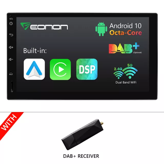 Android Autoradio mit GPS Navi Navigation Bluetooth DAB+ Doppel 2 DIN WiFi 32 GB