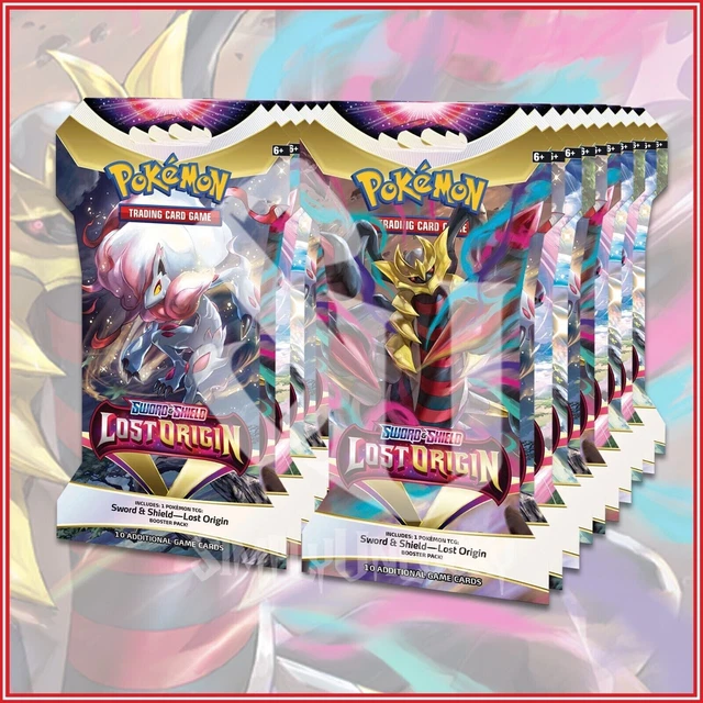 POKEMON TCG: LOST ORIGIN SLEEVED BOOSTER DISPLAY 36 Packs (No Box ...