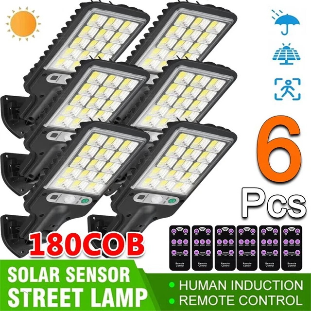 180 LED Solarleuchten Garten Solarlampen für Außen Fluter Sensor Solar Strahler