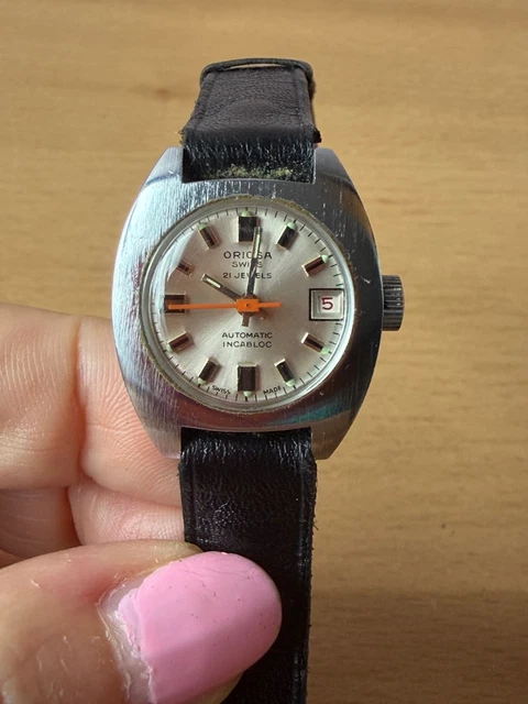 VINTAGE LADIES ORIOSA 21 Jewels Automatic Swiss Made Watch  display picture 2