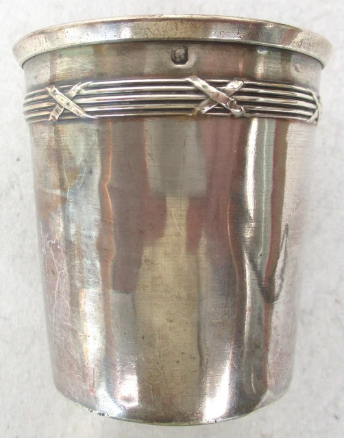 TIMBALE EN argent massif minerve Orfèvre Jules Guetin de 1880 1882 88 TIMBALE EN argent massif minerve Orfèvre Jules Guetin de 1880 1882 88