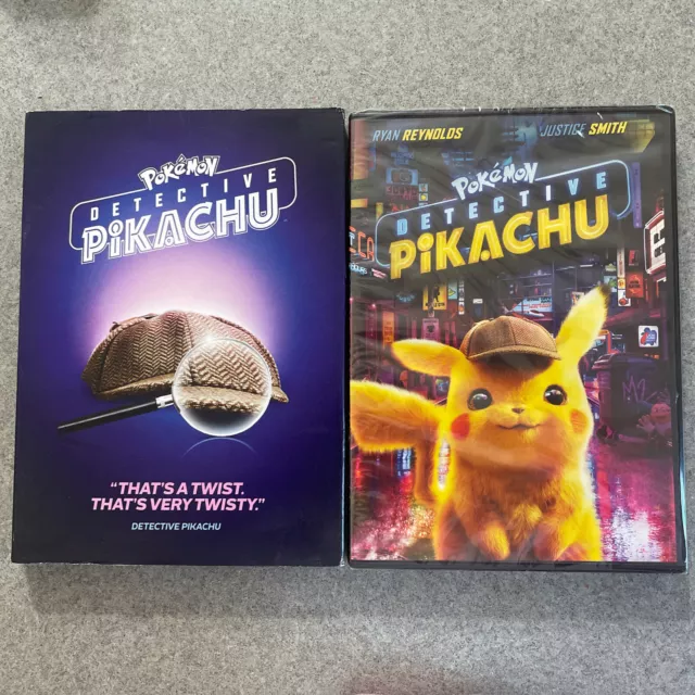 Pokémon Detective Pikachu - Ryan Reynolds (DVD) New with Slipcover