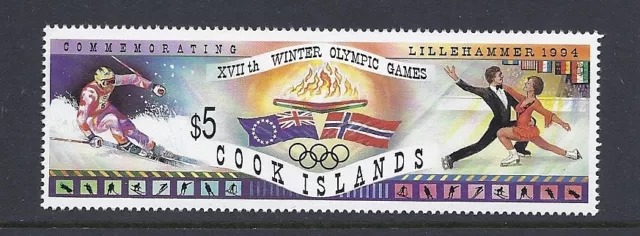 Cook Inseln 1994 Lillehammer Olympiade (Scott 714) VF MNH