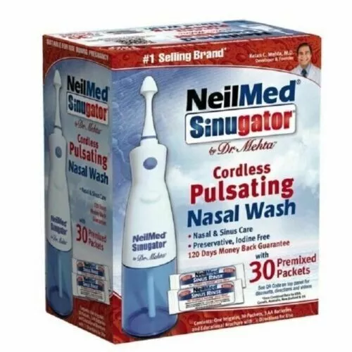 NeilMed Sinugator Cordless Pulsating Nasal Wash