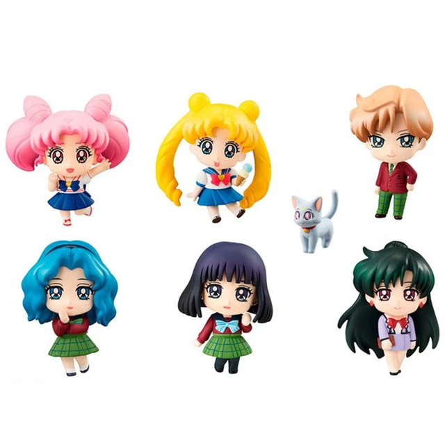 Usagi / Bunny Tsukino  Sailor Moon  - Version A - School Life Petit Chara Land Figur