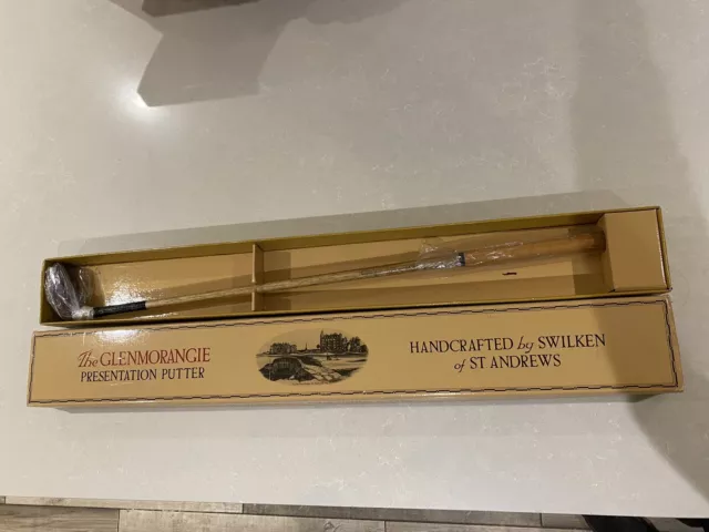 The Glenmorangie Swilken Of St. Andrews Golf  Putter presentation And Box!