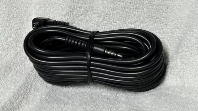 5M /16ft 3.5mm Plug to Male Flash PC Sync Cord Cable Studio Light Radio Trigger