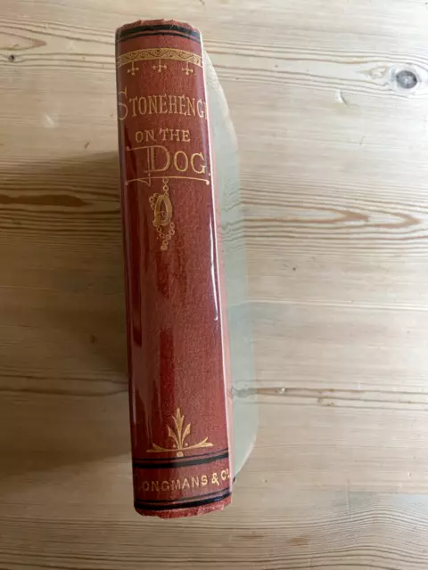 Rare "The Dog In Health & Disease" Book By Stonehenge 3Rd 1879 Terrier Hound