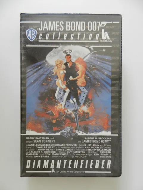 VHS Video Kassette James Bond Collection Diamantenfieber