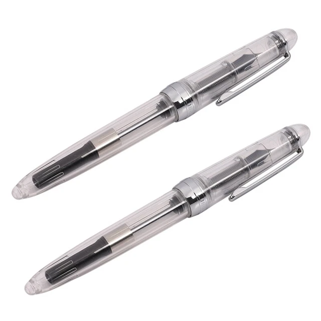 2X 992 Fountain Pen(Translucent) Translucent White W1P9
