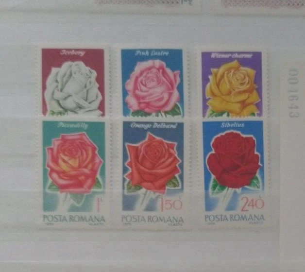 Rumänien 1970 Edelrosen MiNr2868-2873 **/MNH/Postfrisch