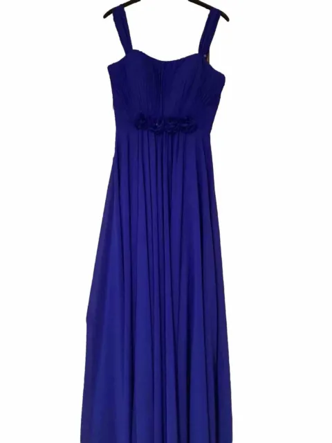 Gorgeous Serenade Tall Blue Sequin Prom Bridesmaid Dress UK Size 10 New Rare