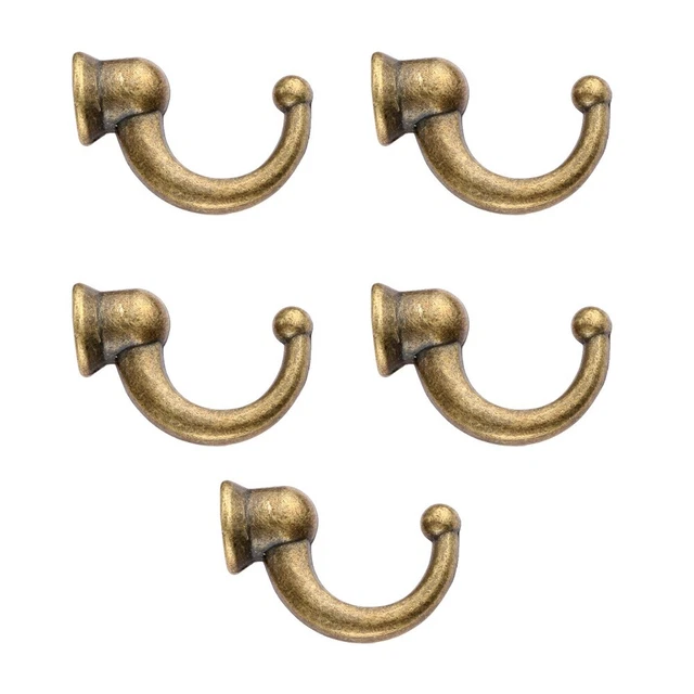 Vintage Coat Hat Clothes Towel Hanger Holder Wall Hook Door Hangers 5pcs