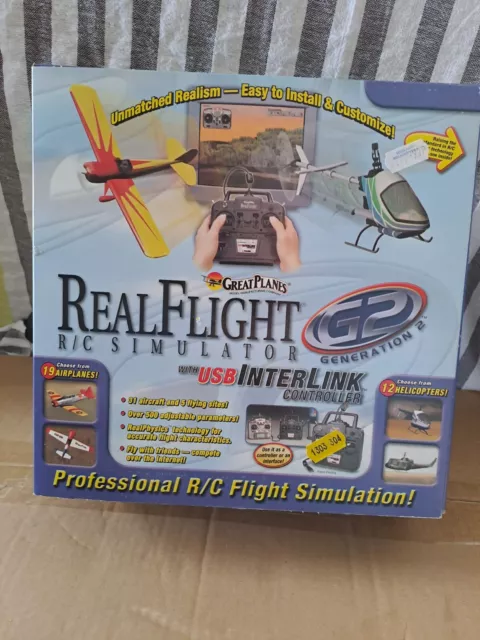 Realflight G2 R/C Simulator With Usb Interlink Great Planes