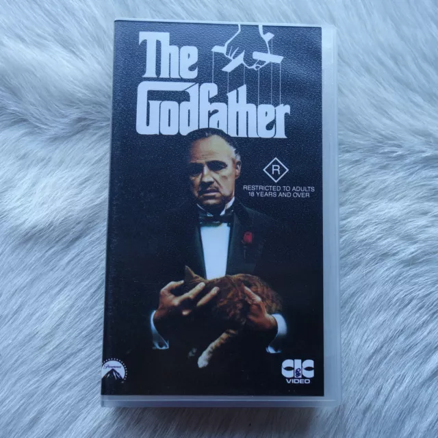 MARLON BRANDO THE Godfather Movie VHS FRANCIS FORD COPPOLA Mario Puzo