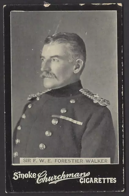 Churchman - Boer War Celebrities & Actresses - Sir F W E Forestier Walker