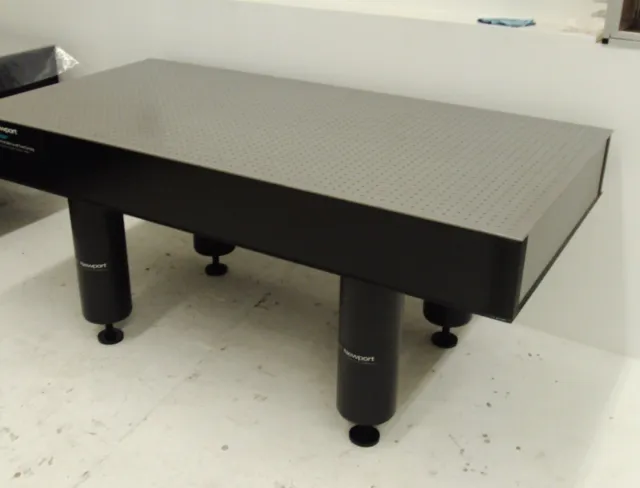 crated NEWPORT  3' x 6' RS-1000 OPTICAL TABLE, RIGID LEG SET, breadboard
