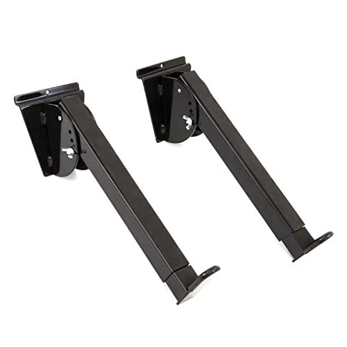Heavy-duty Steel Slatwall Keyboard Arms (Pair), Telescoping Arms From 12" to 18