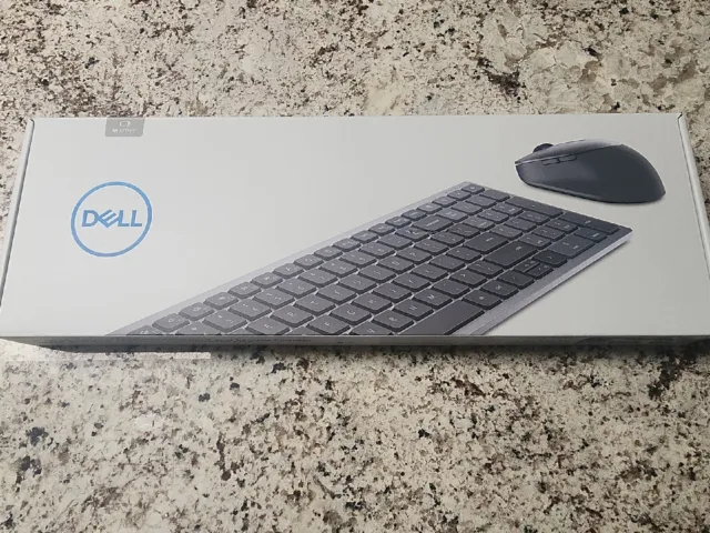 Dell Multi-Device Wireless Keyboard and Mouse Combo KM7120W / 0CT3M2 - New
