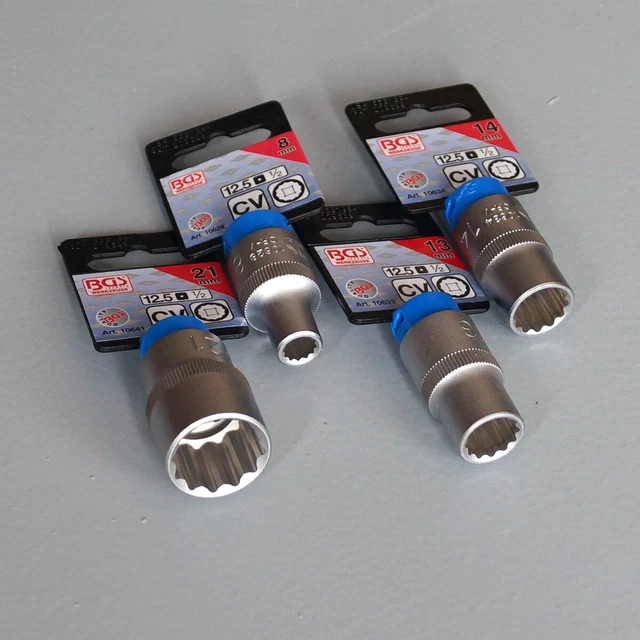 Vielzahn Steckschlüssel 1/2" Antrieb 21 Mm – Für Schlagschrauber & Kräftiges Drehmoment