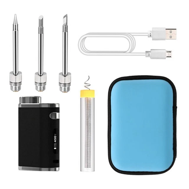 Portable Rechargeable Soldering Iron USB Battery Soldering Iron 1W-75W Outd J6C6