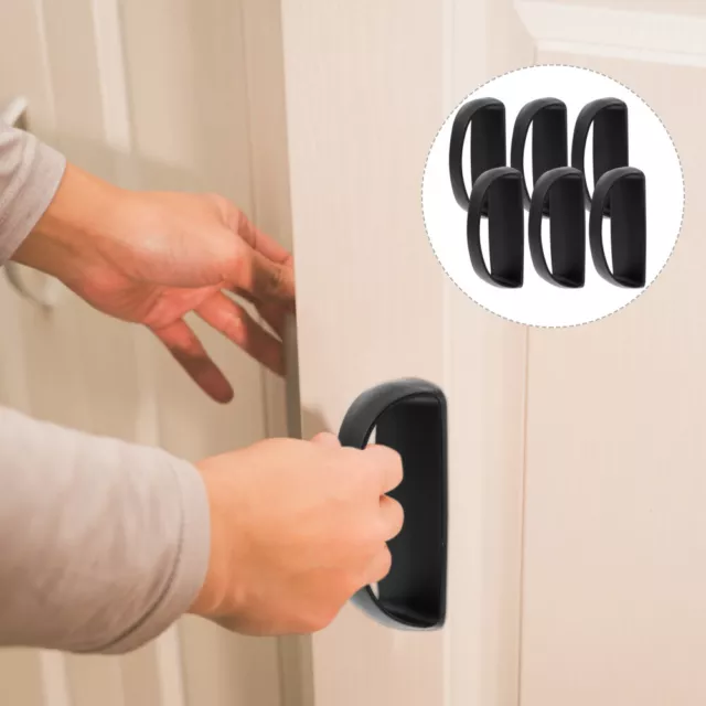 6pcs sliding screen door handle Adhesive Handles Self Stick Cabinet Pulls for