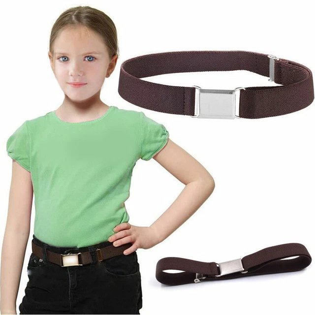 2pcs Elastico Regolabile Bambini Cintura Vita Elasticizzata Jeans Cinturino Ⓐ
