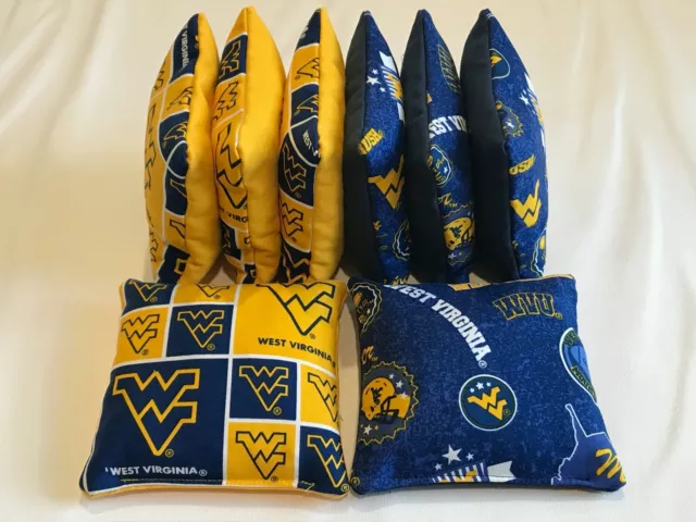 Bean Bag Toss Game Cornhole Bags West Virginia Mountaineers 8 Wvu All Weather