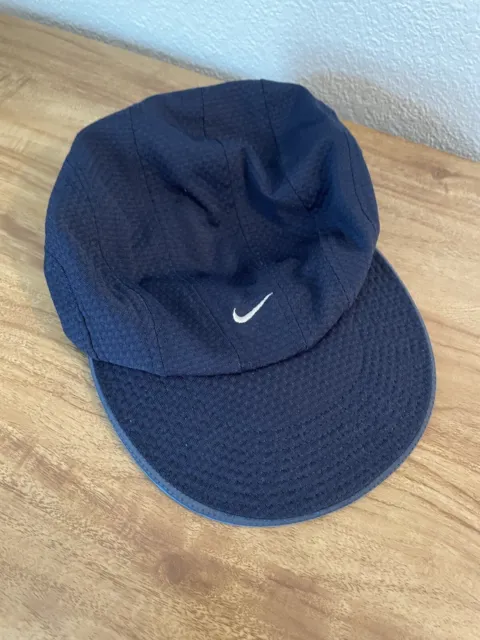 Nike Featherlight Dri-Fit Tennis Athletic Running Hat Cap Navy Blue