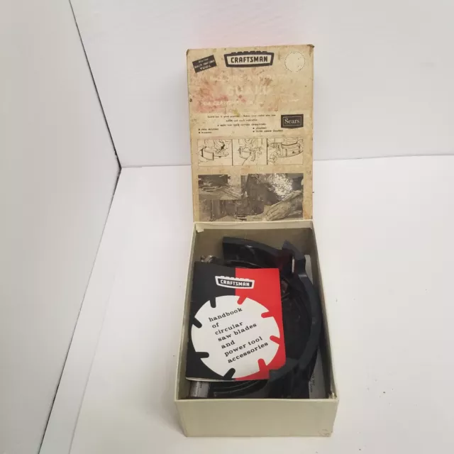 Vintage Craftsman Molding & Dado Guard No. 9-29524, Box & Instructions