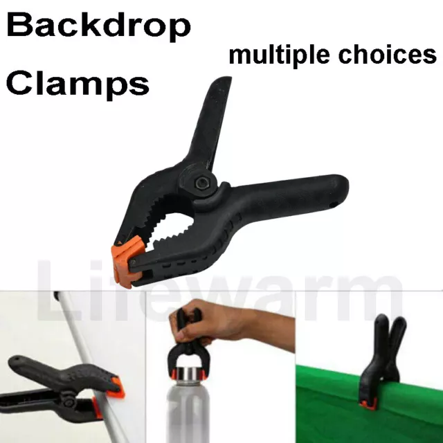 4Inch Photography Studio Clamp Photo Backdrop Background Support Stand Clips Kit