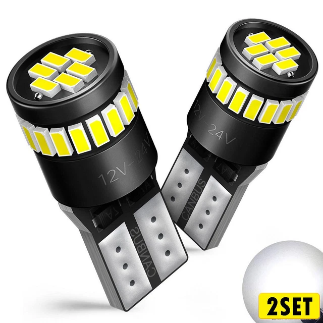 4x CANBUS AUXITO Error W5W Free 194 T10 168 LED Dome Glove Map Door Globes Light