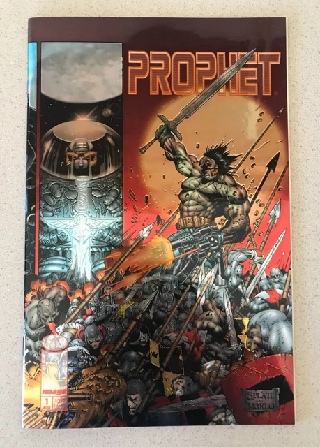 Sharp 1995 Image Prophet Comic Book #1 Vol 2 Stephen Platt Chromium Foil Cover