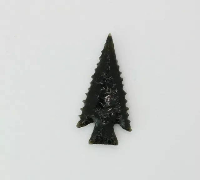 TED ORCUTT NORTHWEST COAST OBSIDIAN FLINT EXOTIC POINT - RARE - CIRCA 1900's