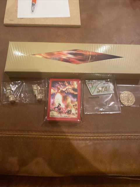 Pokémon TCG Sword and Shield Sleeves- Mat, dice, VStar, Coins
