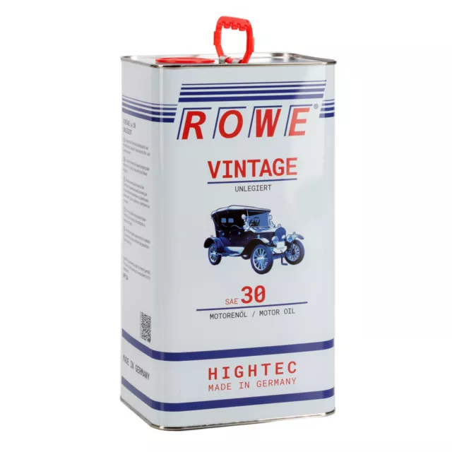 10L 10 Liter ROWE Motoröl Öl VINTAGE Unlegiert SAE 30 Oldtimer Einbereichsöl 2