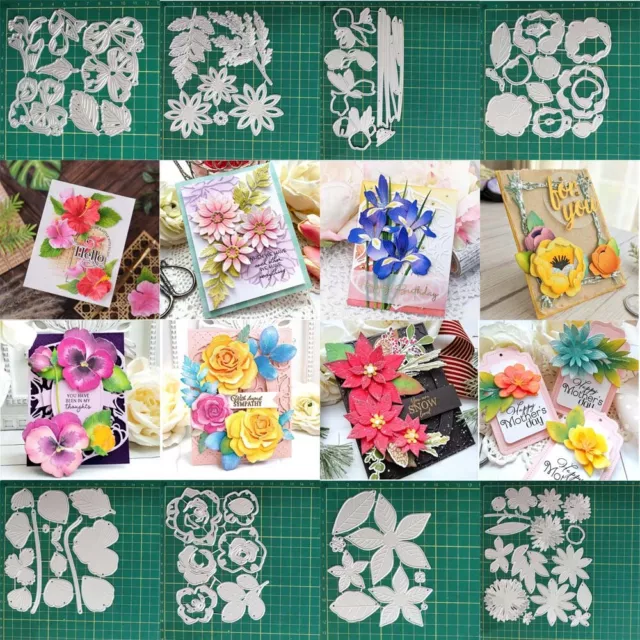 Flower Metal Cutting Dies DIY Scrapbook Album Paper Card Decoration Crafts Die