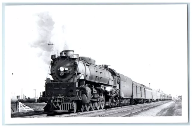 c1950's Locomotive Train 17 Car Pony Express Near Denver CO RPPC Photo Postcard