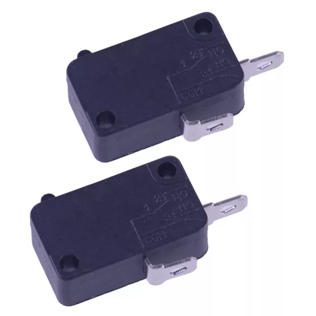 2Pcs KW7-0 16A 125V 2Pin Microswitches Air Fryer Microwave Oven Micro Switch zx