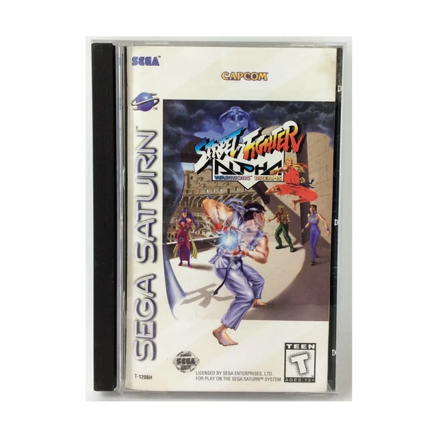 Jeu Sega Saturn – Street Fighter Alpha Warriors’ Dreams – Bon état – Avec Instructions