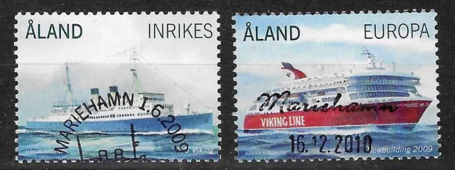 Aland 2009 Ships Passenger Ferries SS Viking & Newbuilding, Viking Line VFU /CTO