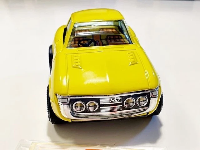 Celica Comic Friction Heavy Gauge Mini Car Showa Tin Plate Old Super Alloy Soft