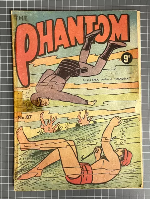 The Phantom #87 Frew Publications *Scarce* Australian Comic 1955 Gd-